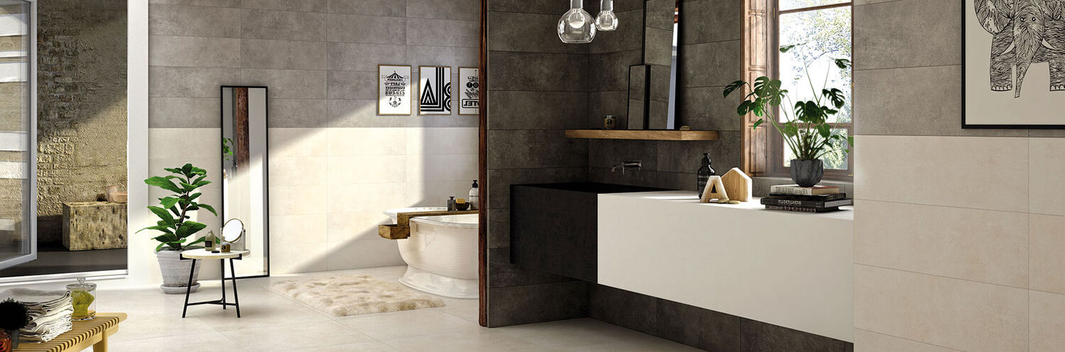 Fliesen im Badezimmer